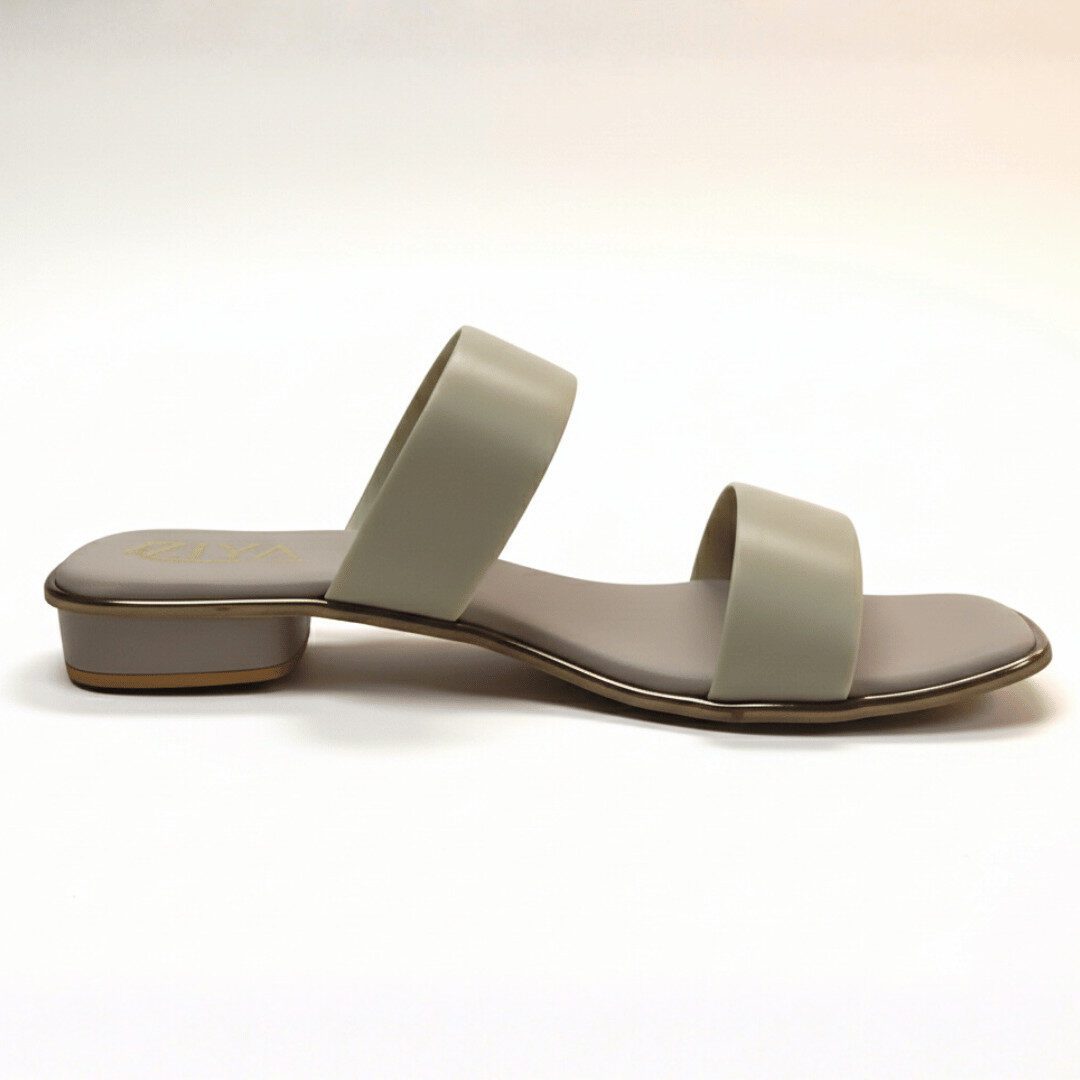 ZIYA Olive Minimal Comfort Slides - Image 2