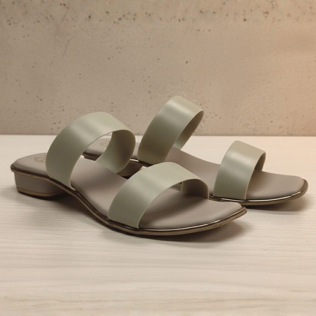 ZIYA Olive Minimal Comfort Slides - Image 4