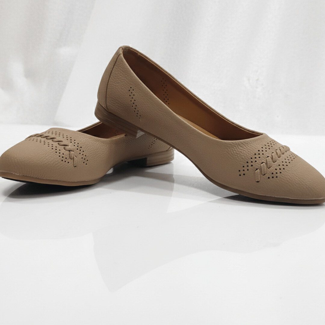 ZIYA Taupe Everyday Ballerina Flats - Image 5
