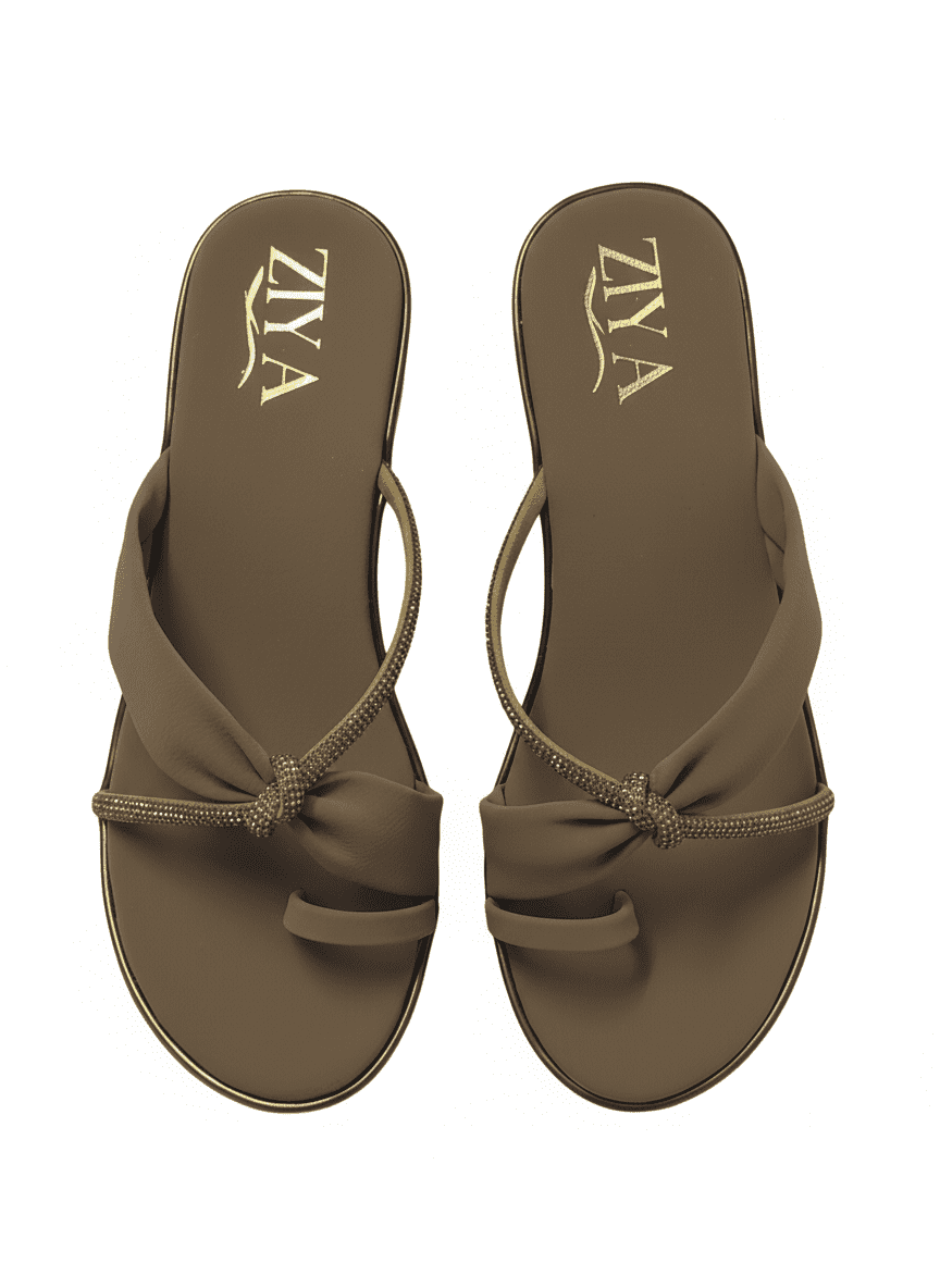 Beigelle Bloom Wedge – Beige Bow Knot Ladies’ Wedge Sandal - Image 5